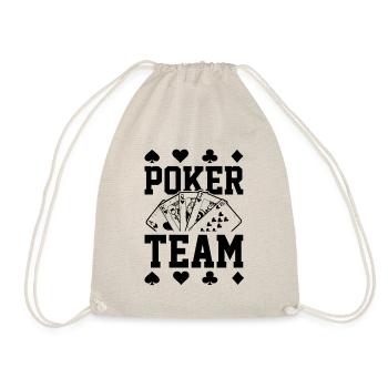 Équipe de poker - Sac de sport léger - nature - Devant
