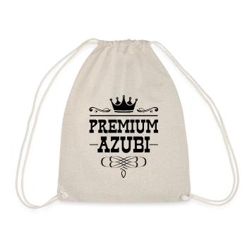 Premium Azubi - Turnbeutel - Natur - Vorne