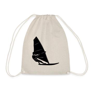 Windsurfing Silhouette - Drawstring Bag - nature - Front