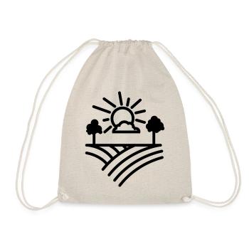 Farm Farmer - Drawstring Bag - nature - Front