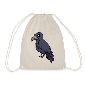 Crow Comic Animal - Drawstring Bag - nature - Front