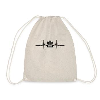 Fréquence Cardiaque Orgue - Sac de sport léger - nature - Devant
