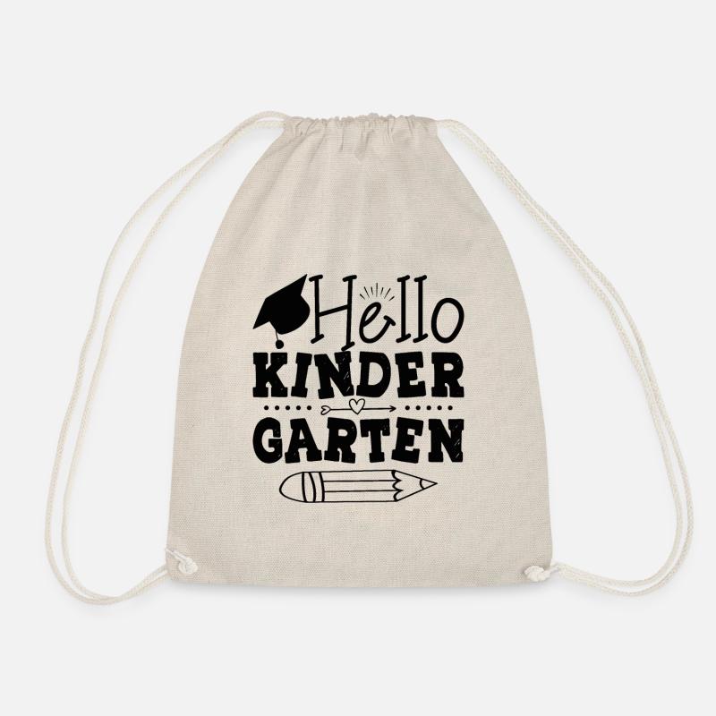 Hallo Kindergarten - Turnbeutel - Natur