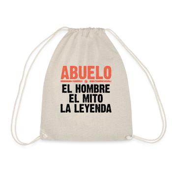 Papou l'homme le mythe la légende cadeau - Sac de sport léger - nature - Devant