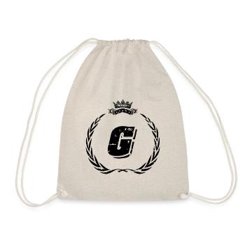 Couronne de lettre G - Sac de sport léger - nature - Devant