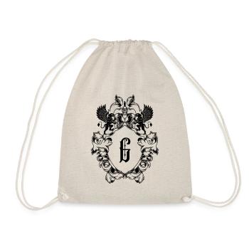 G Letter Coat of Arms - Drawstring Bag - nature - Front