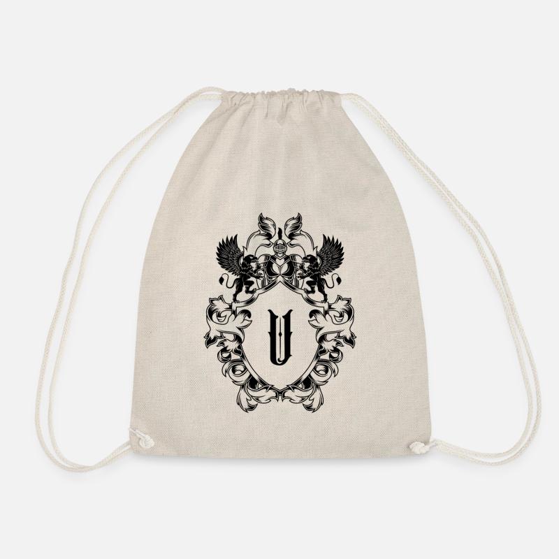 U Buchstabe Wappen - Turnbeutel - Natur
