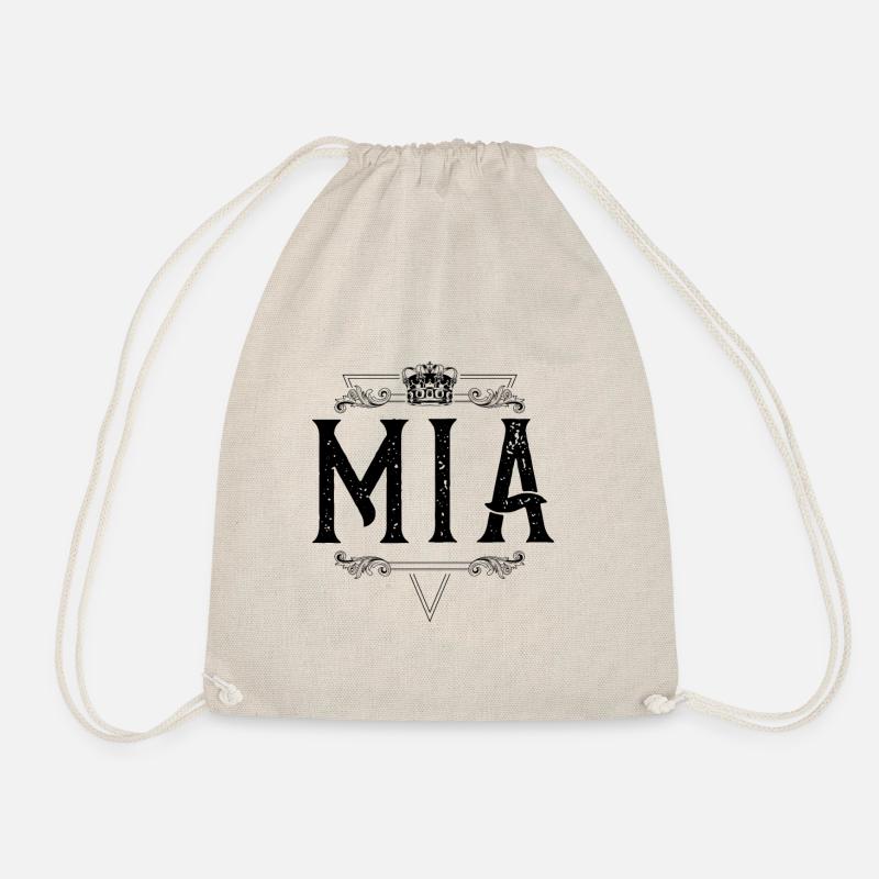 Mia Name - Turnbeutel - Natur