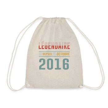 Légendaire Depuis Octobre 2016 Anniversaire - Sac de sport léger - nature - Devant