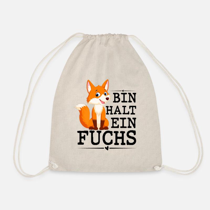 Bin Halt Ein Fuchs - Turnbeutel - Natur