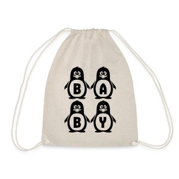BABY - Drawstring Bag - nature - Front