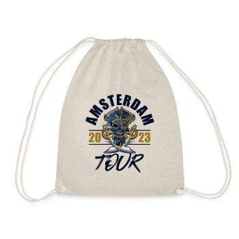 Amsterdam 2023 Skeleton - Drawstring Bag - nature - Front