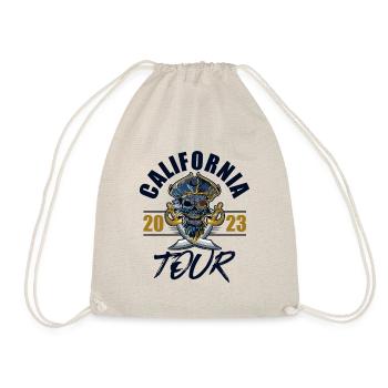 California 2023 Skeleton - Drawstring Bag - nature - Front