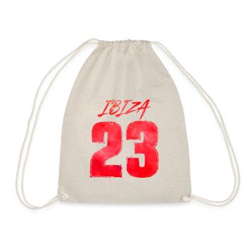 Ibiza 23 holidays 2023 - Drawstring Bag - nature - Front