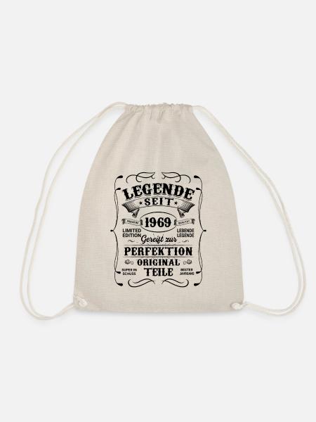 Limited Edition 1969 August Geburtstag Polarlicht - Turnbeutel - Natur