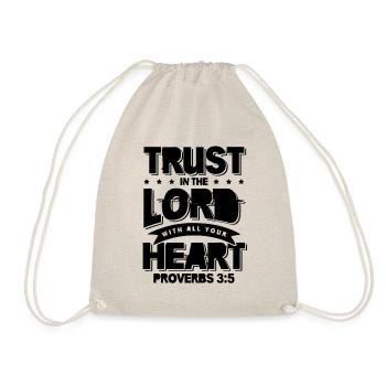 Bible Heart Trust - Sac de sport léger - nature - Devant