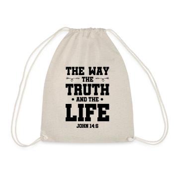The Way to Live Truth - Drawstring Bag - nature - Front