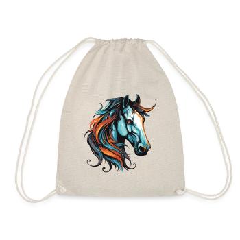 Portrait de cheval - Sac de sport léger - nature - Devant