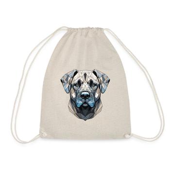 Kangal Hund Portrait - Turnbeutel - Natur - Vorne