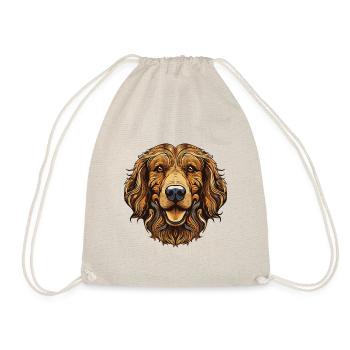 Portrait de chien Golden Retriever - Sac de sport léger - nature - Devant