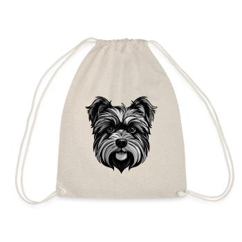 Portrait de chien Yorkshire Terrier - Sac de sport léger - nature - Devant