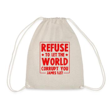 Bible Verses - Drawstring Bag - nature - Front