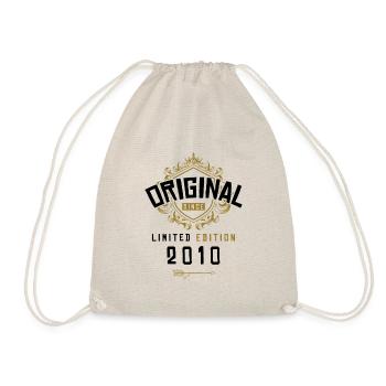 2010 limited edition Geburtstag - Turnbeutel - Natur - Vorne