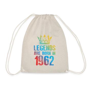 1962 legends born in - Turnbeutel - Natur - Vorne