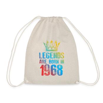 1968 legends born in - Turnbeutel - Natur - Vorne