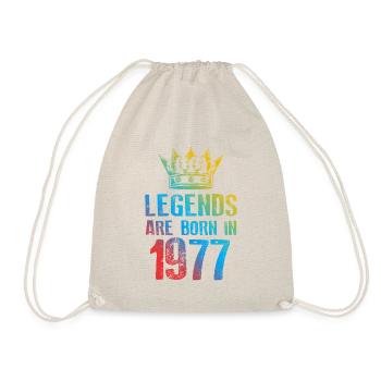 1977 Légendes nées en - Sac de sport léger - nature - Devant