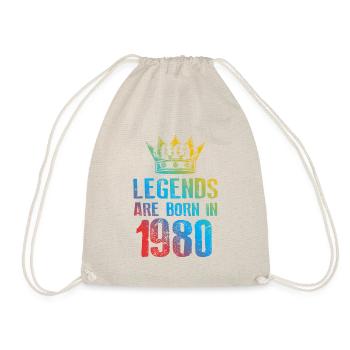 1980 Légendes nées en - Sac de sport léger - nature - Devant