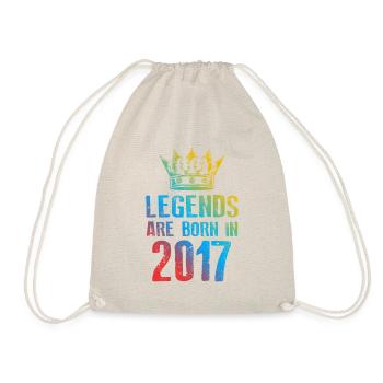 2017 Légendes nées en - Sac de sport léger - nature - Devant