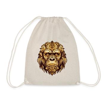 Animal à tête de gorille - Sac de sport léger - nature - Devant