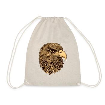 Animal à tête d’aigle - Sac de sport léger - nature - Devant