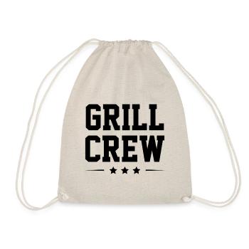Grill Crew - Turnbeutel - Natur - Vorne