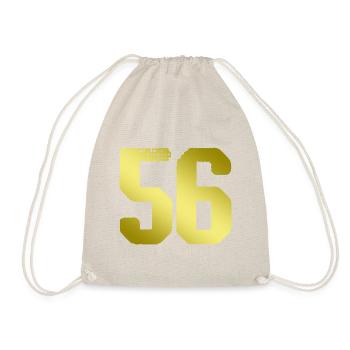 56 Number jersey - Drawstring Bag - nature - Front