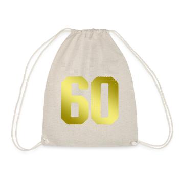 60 Number jersey - Drawstring Bag - nature - Front