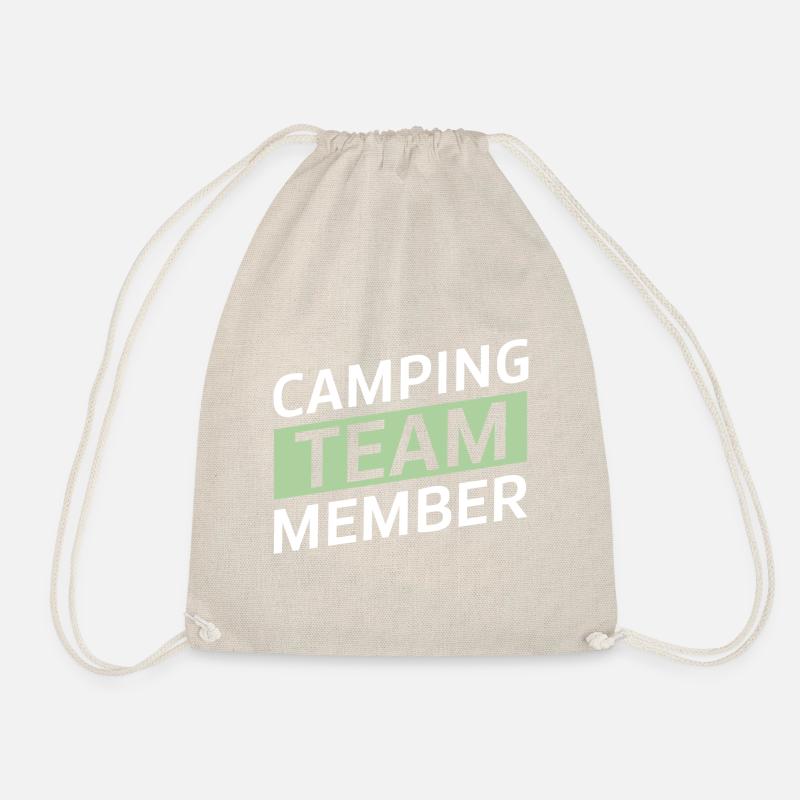 Camping Team - Turnbeutel - Natur