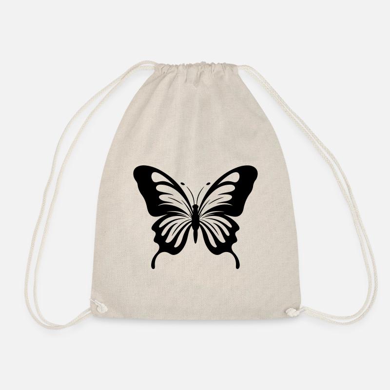 Schmetterling Symbol - Turnbeutel - Natur