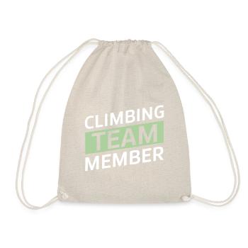Climbing Team - Turnbeutel - Natur - Vorne