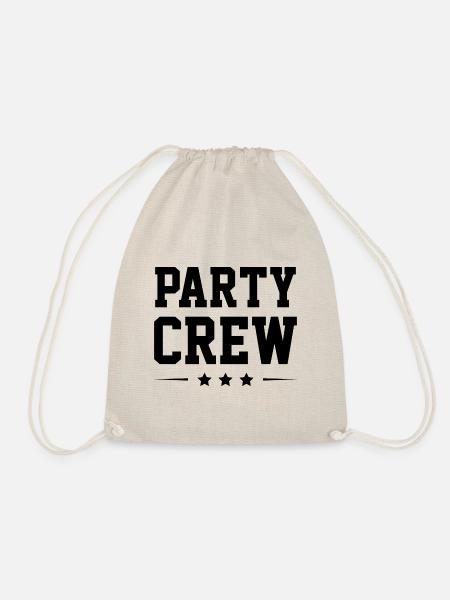 Party Crew - Turnbeutel - Natur