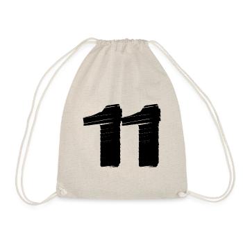 11 Maillot numéro - Sac de sport léger - nature - Devant