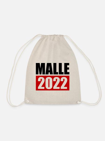 malle 2022 - Turnbeutel - Natur