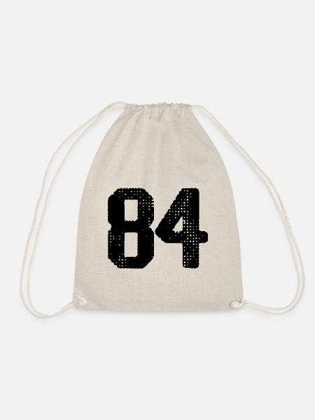 84 number jersey - Drawstring Bag - nature