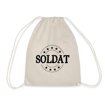 Soldat Beruf - Turnbeutel - Natur - Vorne