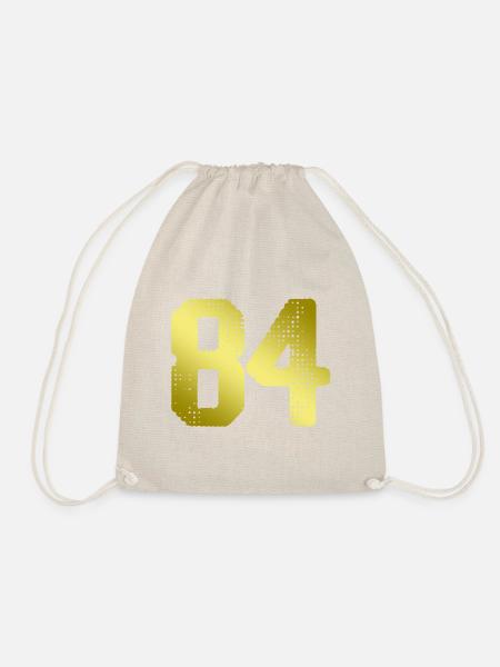 84 number jersey - Drawstring Bag - nature