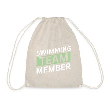 Équipe de natation - Sac de sport léger - nature - Devant