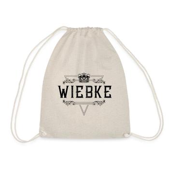 Wiebke Name - Turnbeutel - Natur - Vorne