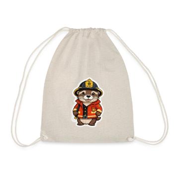 Feuerwehr Otter 01 - Turnbeutel - Natur - Vorne