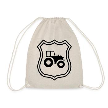 Traktor Symbol Wappen - Turnbeutel - Natur - Vorne